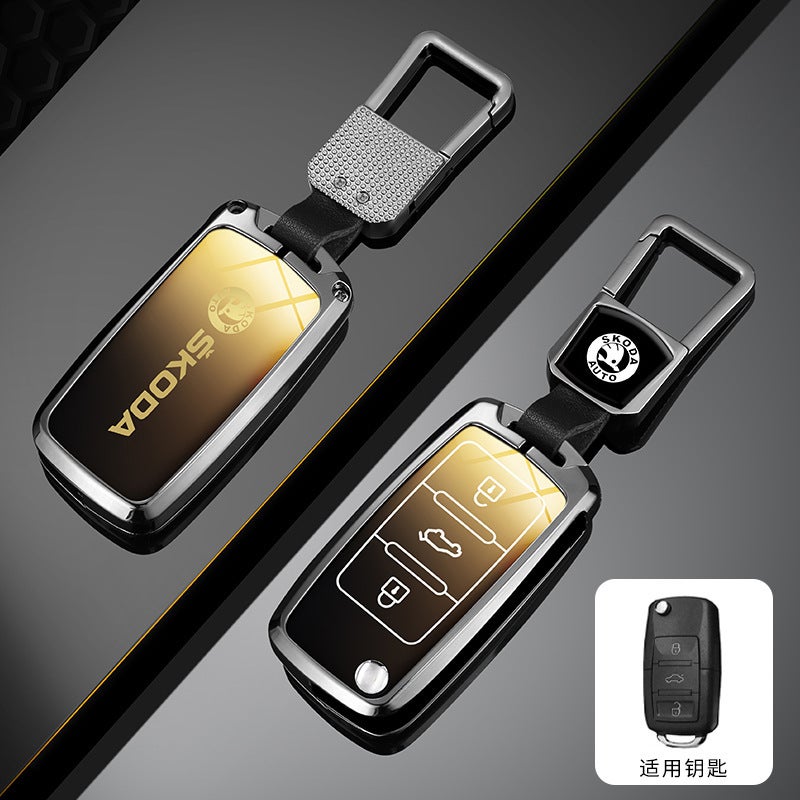 2025 Skoda Octavia Key Set All-Inclusive Lacquer Edition 23 Car Buckle Men'S And Women'S Decorative Shell Pendant For - Image 1